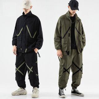Set: Zipped Cargo Jacket + Pants