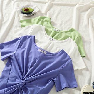 Knot Short-sleeve Top
