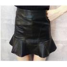 Faux Leather Mermaid Skirt