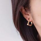 Geometric Alloy Cuff Earring 1 Pair - Gold - One Size