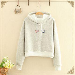 Cat And Dog Printed Hoodie