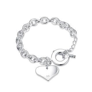 Sweet Heart Bracelet Silver - One Size