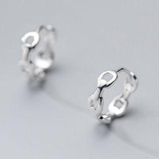 925 Sterling Silver Ring 1 Pair - Silver - One Size
