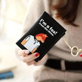 Cartoon Print Zip Coin Purse