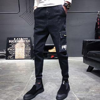 Denim Cargo Pants