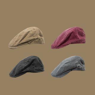 Ripped Washed Beret Hat