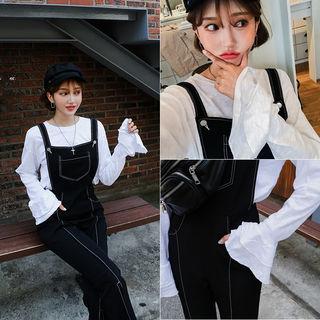 Tiered Frill-sleeve T-shirt