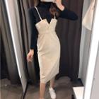 Spaghetti Strap Midi Dress Dress - One Size