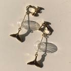 Fishtail Dangle Earring / Clip-on Earring