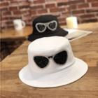 Rhinestone Sunglasses Bucket Hat