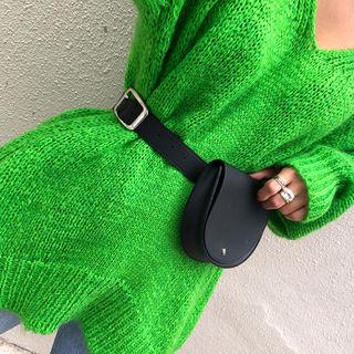 Snap-button Belt Bag