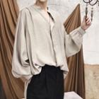 Oversized Shirt Khaki - One Size