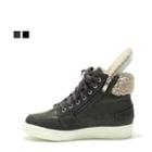 Faux-shearling Lined Sneakers
