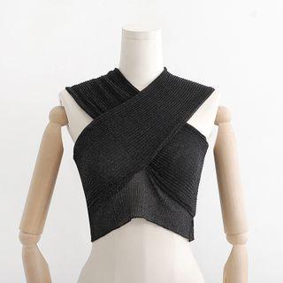 Wrap Glitter Tank Top