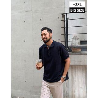 Button-side Polo Shirt