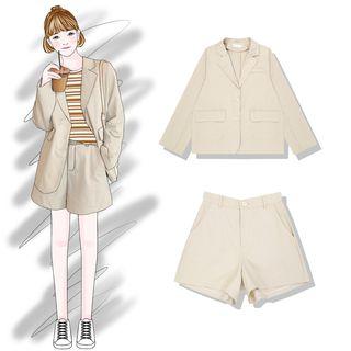 Single Breasted Blazer / Shorts