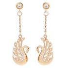 Steel Earrings With Cubic Zirconia One Size