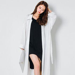 Open-front Maxi Cardigan