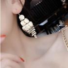 Metallic Dangle Earring Gold - One Size
