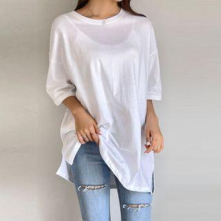 Colored Basic Boxy T-shirt