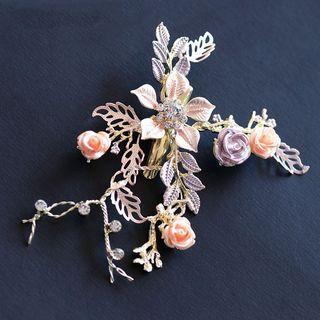 Set Of 3: Flower Hair Clip