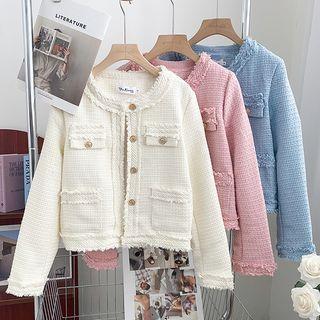 Crewneck Plain Oversize Jacket