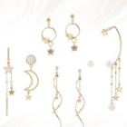 Moon & Star Alloy Earring (various Designs)