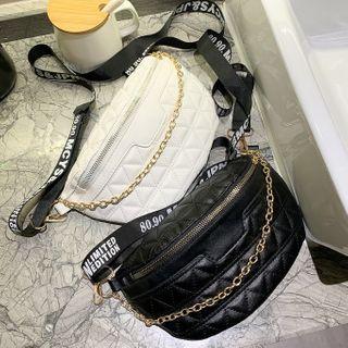 Quilted Chained Sling Bag