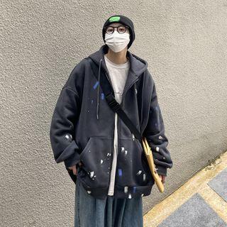 Color Splash Zip-up Hoodie