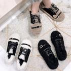 Fleece Lace-up / Strap Shoes