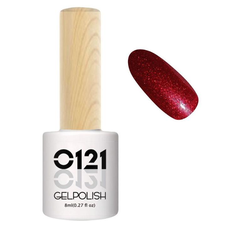 Cosplus - 0121 Nail Gel Polish Gorgeous Collection 726 Deep Red 8ml