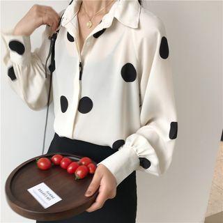 Polka Dot Loose Fit Shirt