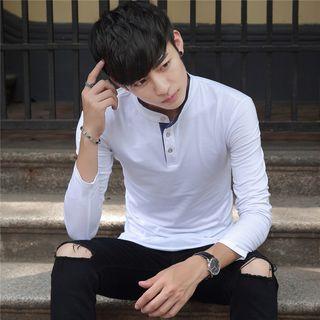 Piped Henley Top