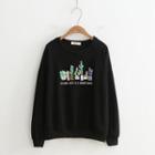 Cactus Sequined Sweatshirt