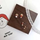 Mismatch Christmas Earrings