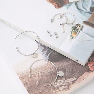Set Of 3: Charm Earrings