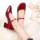 Chunky Heel Mary Jane Shoes
