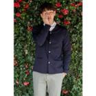 V-neck Welt-pocket Cardigan