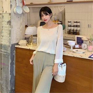 Square-neck Summer Sweater