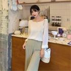 Square-neck Summer Sweater