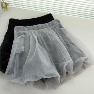 Mesh Puff Shorts