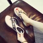 Rhinestone Embellished Flip Flops