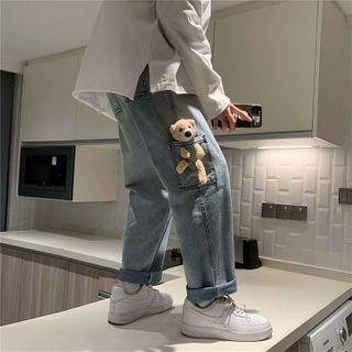 Bear Straight Leg Jeans