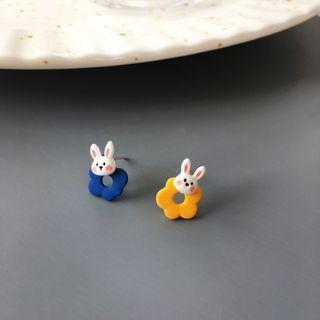 Rabbit Flower Alloy Earring