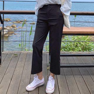 Straight-cut Slacks Dress Pants