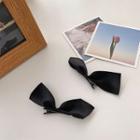 Fabric Bow Hair Clip 1 Pc - Bow - Black - One Size