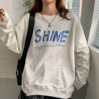 Long Sleeve Letter Printed Top