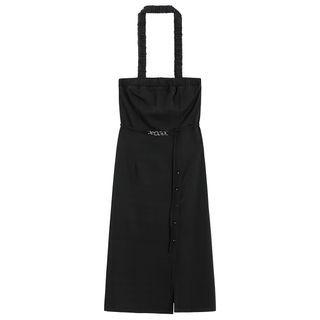 Halter Belted Overall Dress