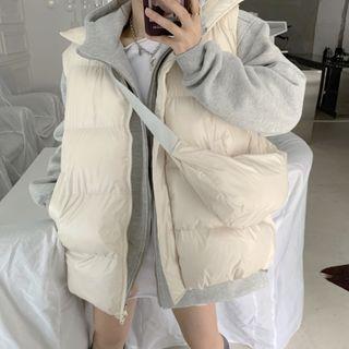 Plain Padded Vest / Crossbody Bag