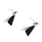 925 Sterling Silver Triangle Dangle Earring As Shown In Figure - One Size